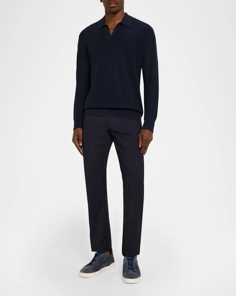 ZEGNA Men's Cashco Button-Down Shirt | Thumbnail 2 ZEGNA Men's Cashco Button-Down Shirt | Thumbnail 2
