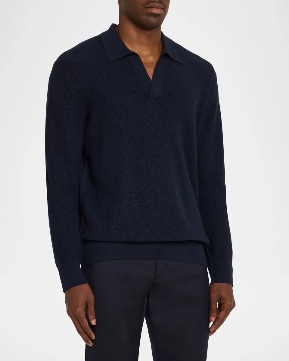 ZEGNA Men's Cashco Button-Down Shirt | Thumbnail 4 ZEGNA Men's Cashco Button-Down Shirt | Thumbnail 4