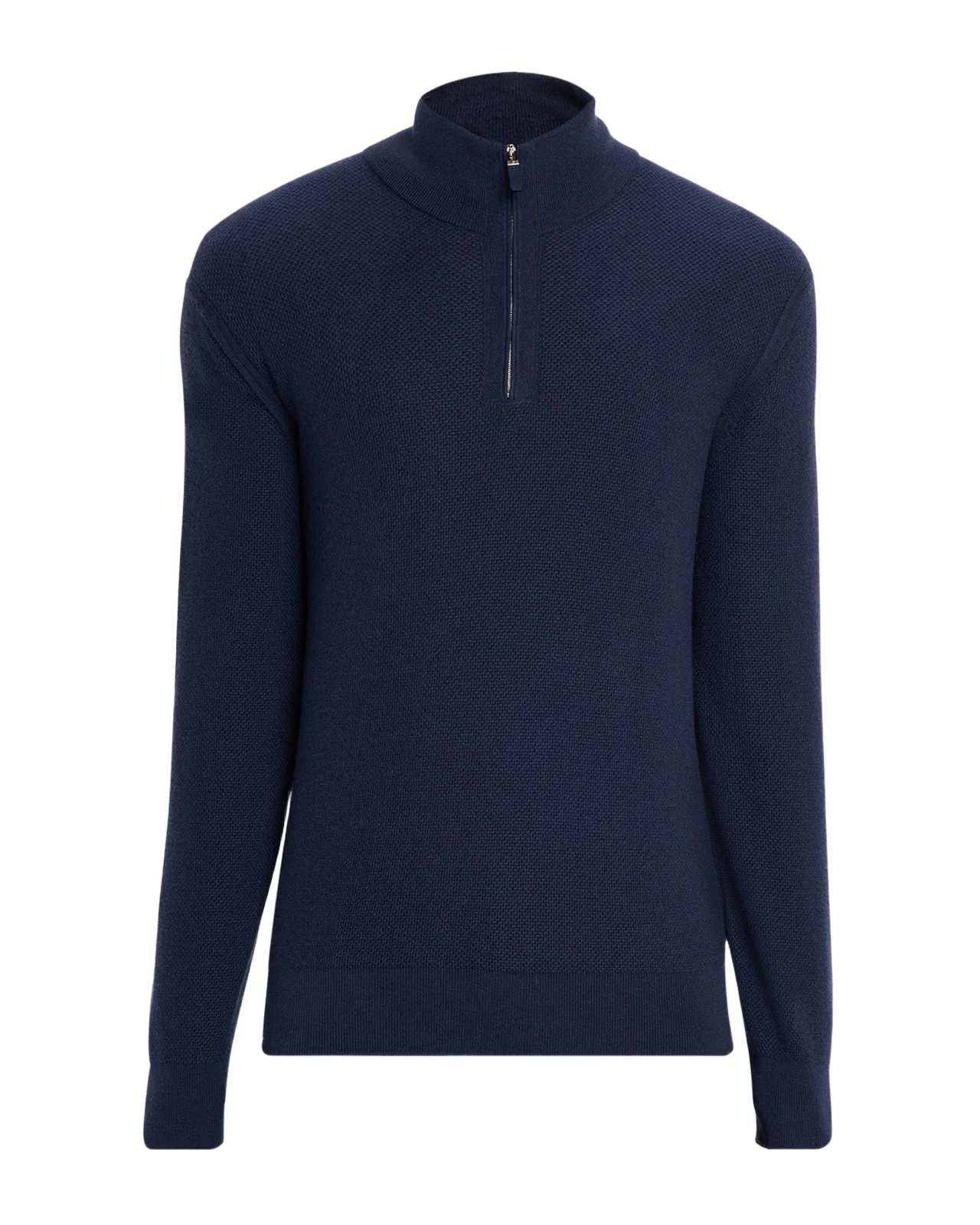 Men's Cashmere Waffle-Knit Quarter-Zip Sweater Men's Cashmere Waffle-Knit Quarter-Zip Sweater