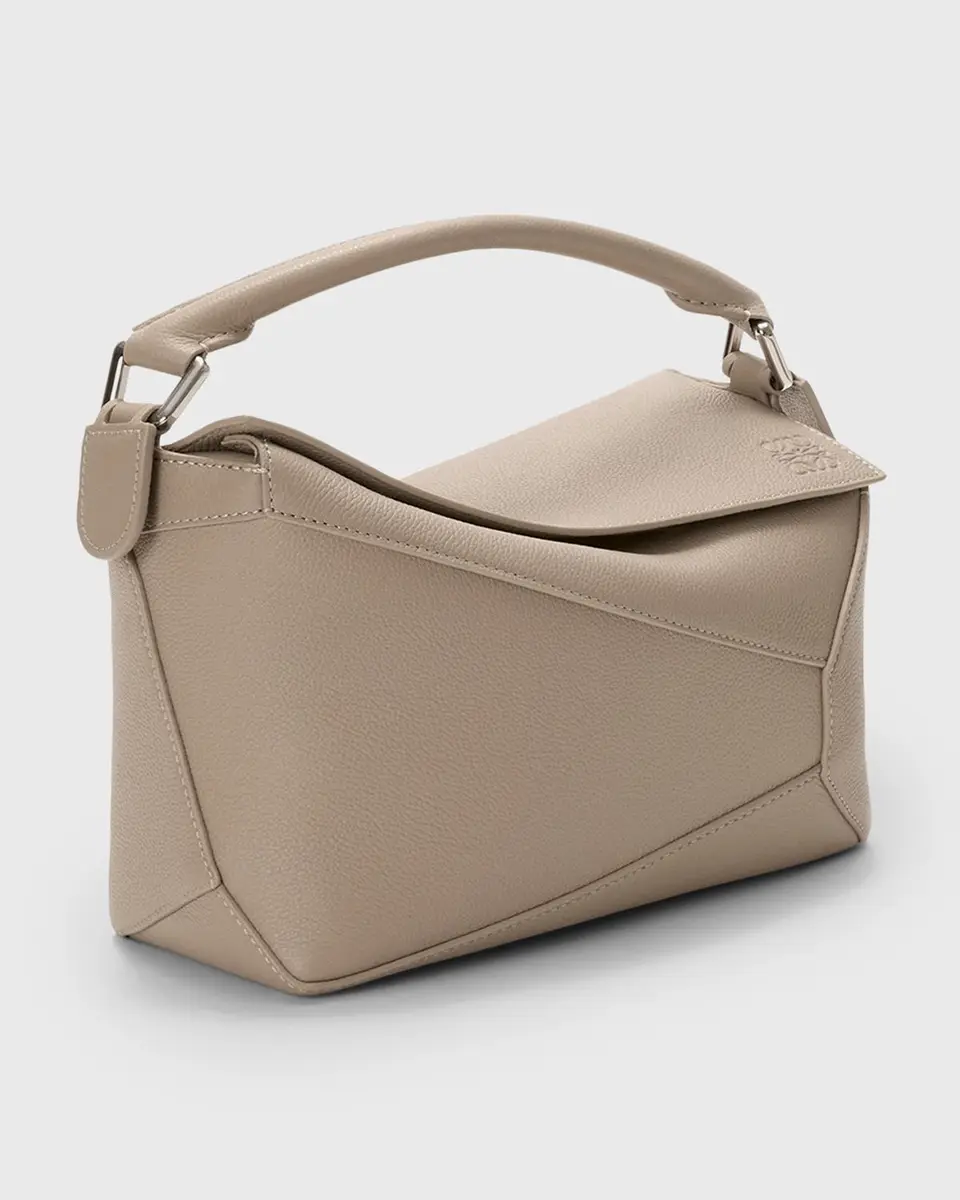 Loewe Puzzle Edge Small Top-Handle Bag in Grain Leather | Thumbnail 5 Loewe Puzzle Edge Small Top-Handle Bag in Grain Leather | Thumbnail 5
