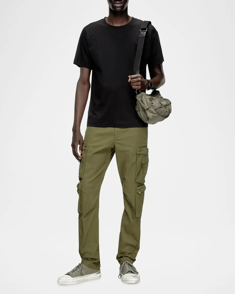 Diesel Men's T-Norm-Int Cotton Jersey T-Shirt | Thumbnail 2 Diesel Men's T-Norm-Int Cotton Jersey T-Shirt | Thumbnail 2