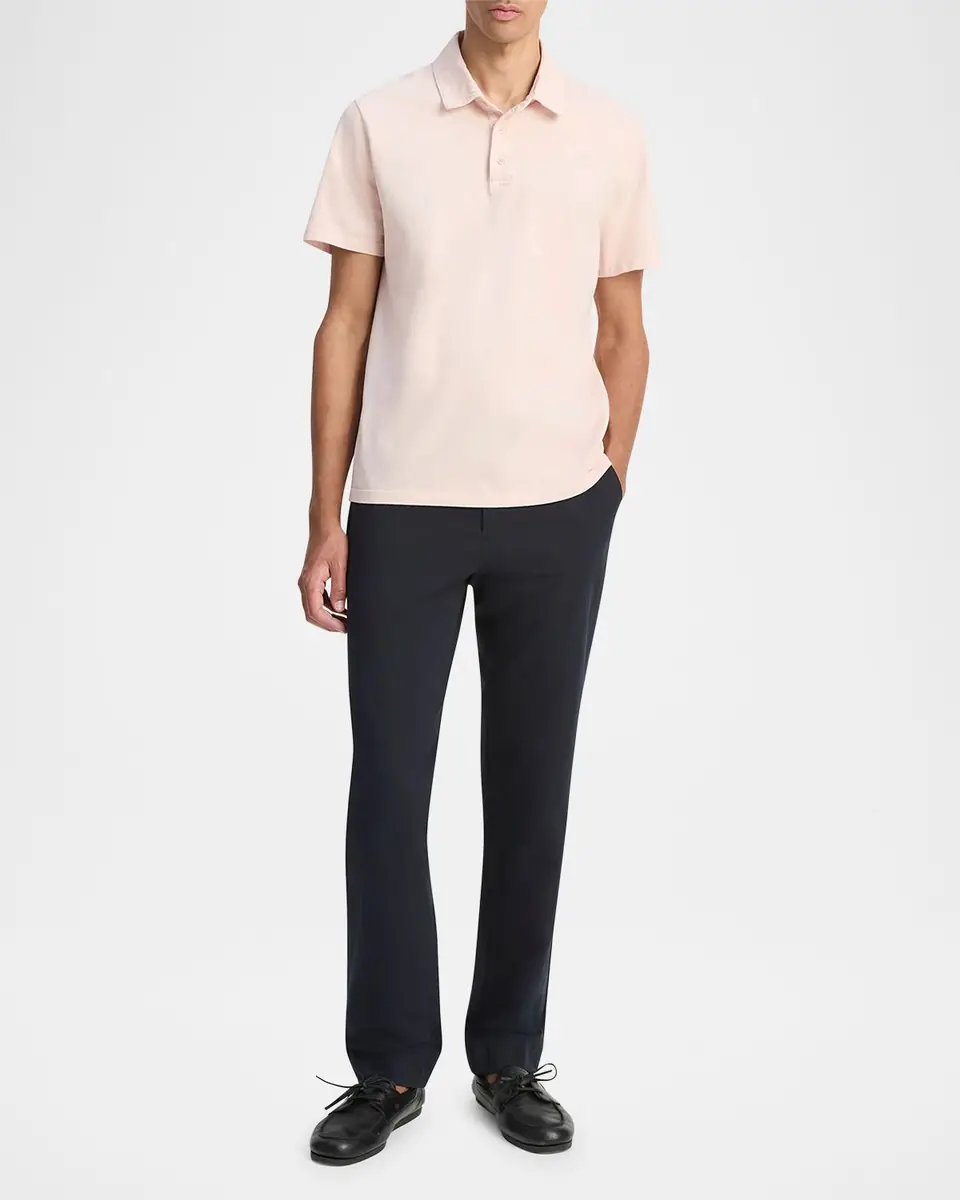 Vince Men's Garment-Dyed Polo Shirt | Thumbnail 2