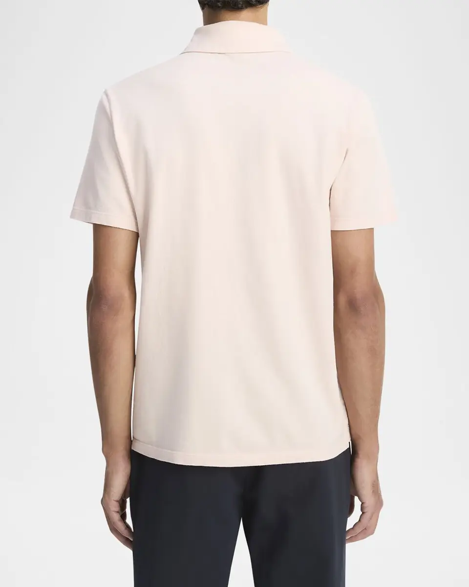 Vince Men's Garment-Dyed Polo Shirt | Thumbnail 3