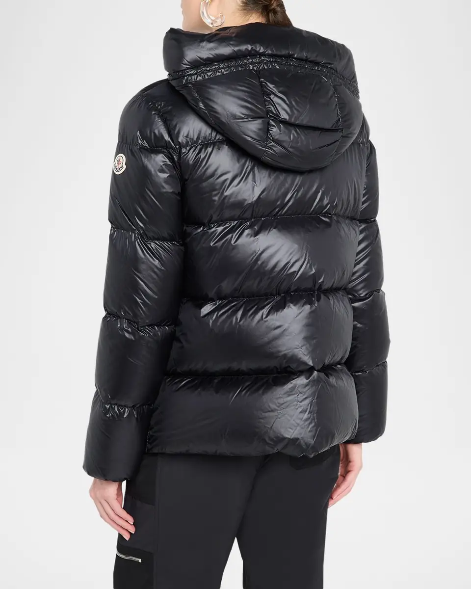 Moncler Serittes Hooded Short Down Jacket | Thumbnail 3 Moncler Serittes Hooded Short Down Jacket | Thumbnail 3