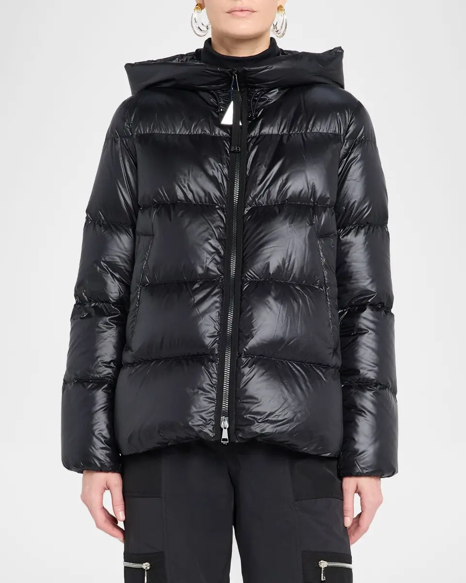 Moncler Serittes Hooded Short Down Jacket | Thumbnail 4 Moncler Serittes Hooded Short Down Jacket | Thumbnail 4
