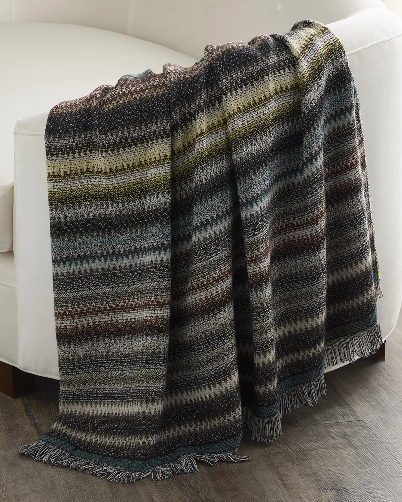 Missoni Home Blurred Wool Throw, 57" x 75"