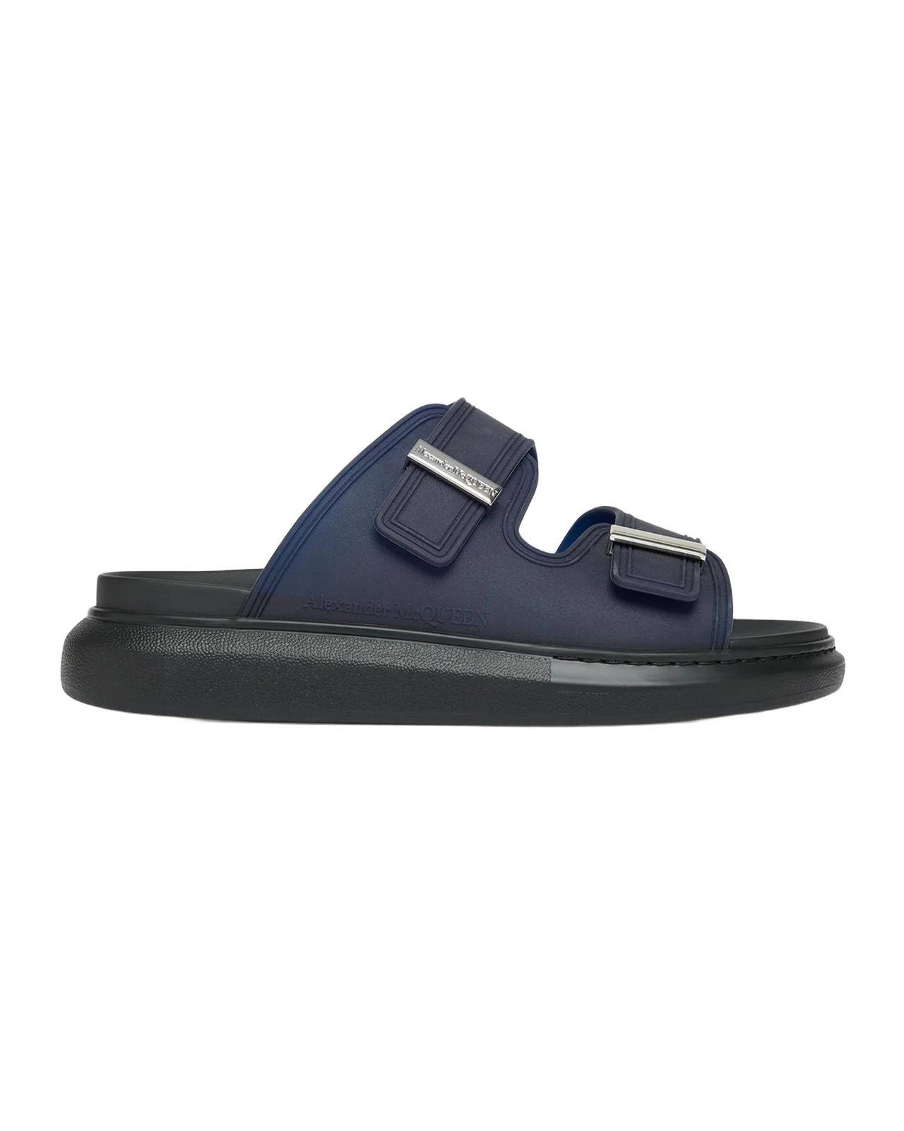 Men's Rubber Double-Buckle Sandals