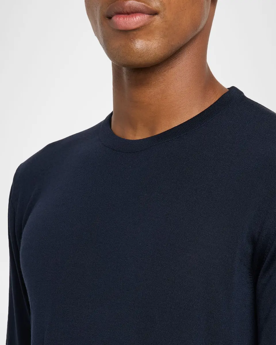 Kiton Men's 14 Micron Wool Crewneck Sweater | Thumbnail 5 Kiton Men's 14 Micron Wool Crewneck Sweater | Thumbnail 5