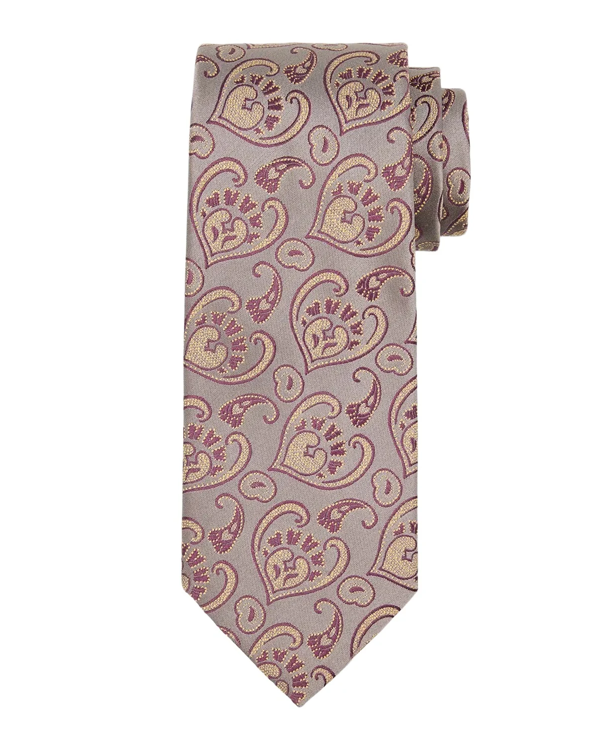 Men's Paisley Woven Silk Tie Men's Paisley Woven Silk Tie