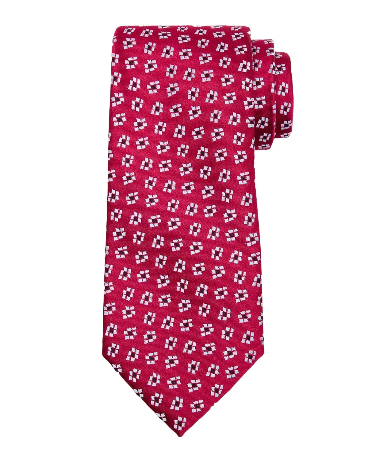 Men's Jacquard Woven Geometric Silk Tie Men's Jacquard Woven Geometric Silk Tie