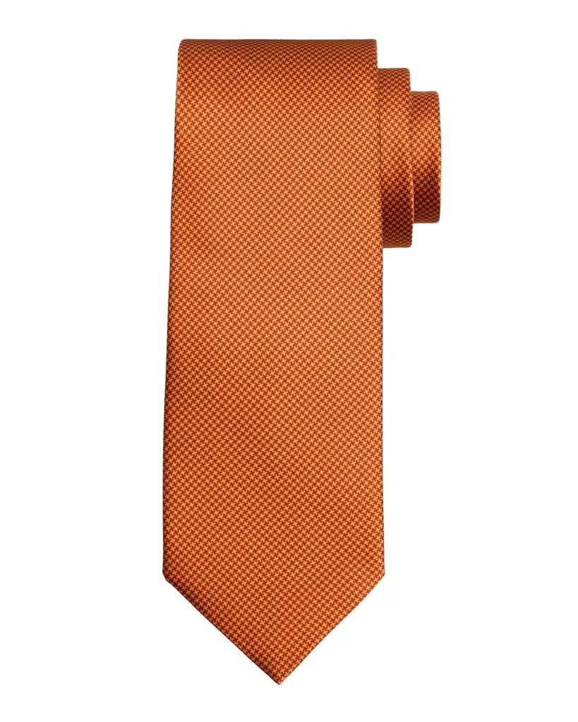Stefano Ricci Men's Micro-Houndstooth Silk-Blend Tie | Image 1 Stefano Ricci Men's Micro-Houndstooth Silk-Blend Tie | Image 1