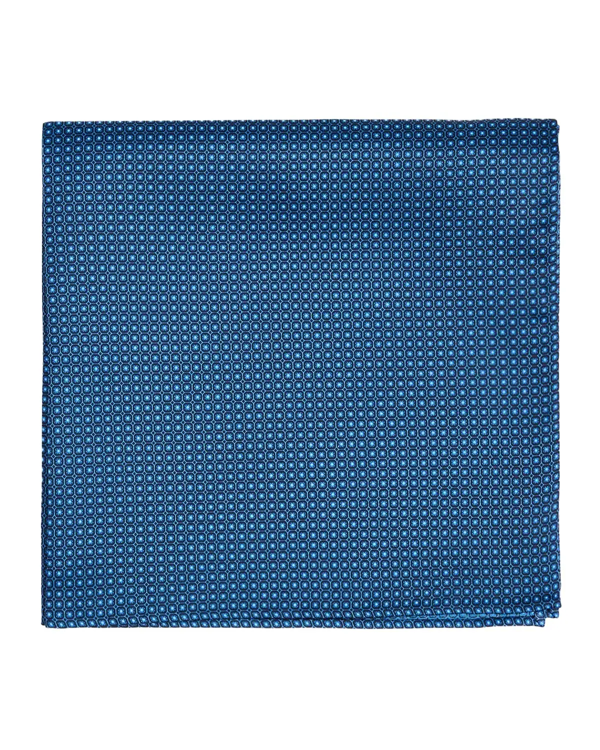 Stefano Ricci Men's Micro-Geometric Silk Pocket Square