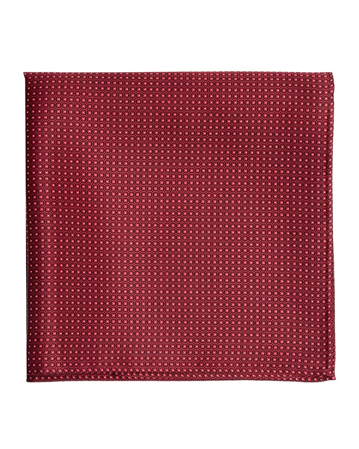 Men's Micro-Geometric Silk Pocket Square Men's Micro-Geometric Silk Pocket Square