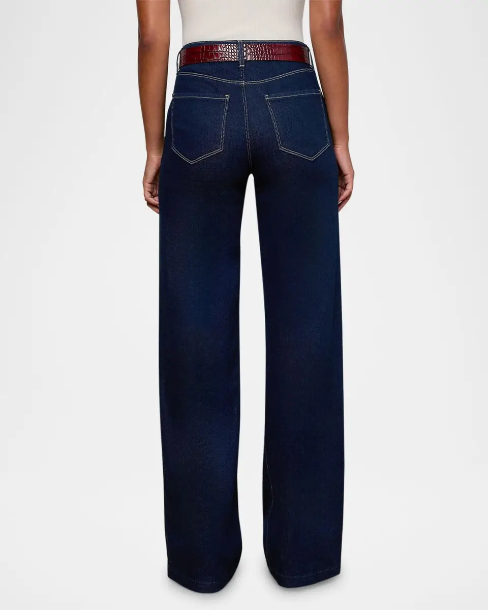 L'Agence Clayton High Rise Wide-Leg Jeans | Thumbnail 2