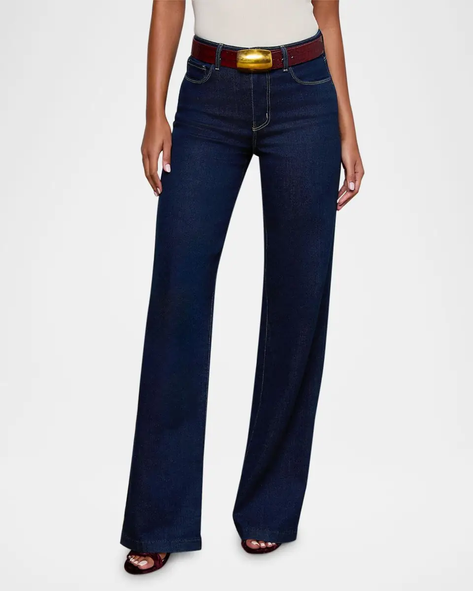 L'Agence Clayton High Rise Wide-Leg Jeans | Thumbnail 3