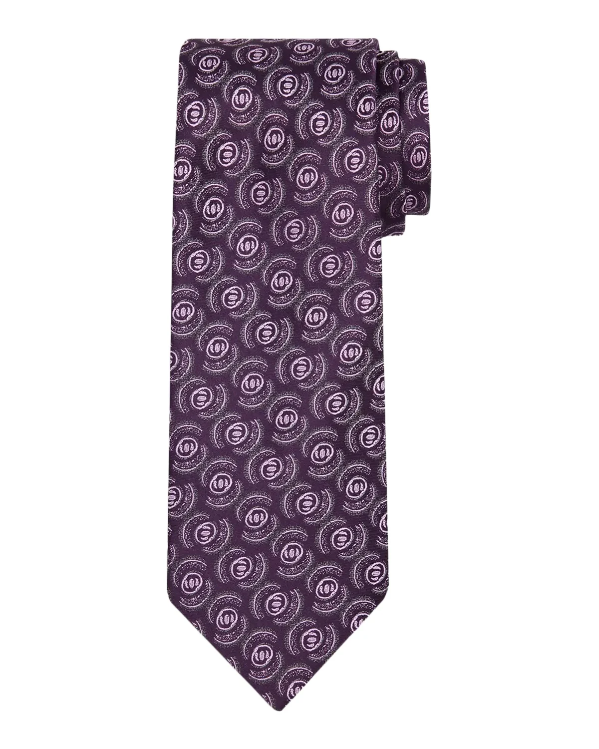 Men's Petite Geometric Silk Tie Men's Petite Geometric Silk Tie