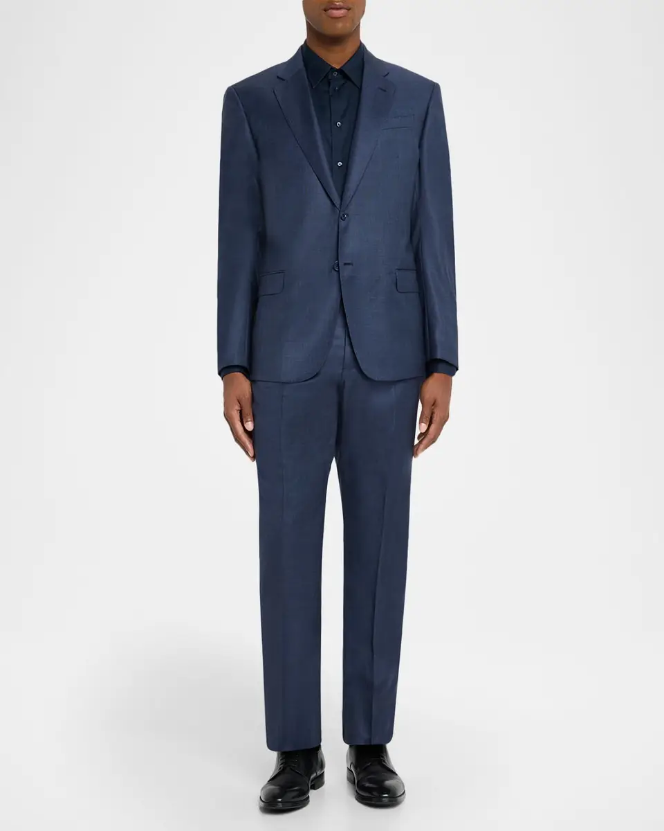 Emporio Armani Men's Wool-Blend Sharkskin G Line Suit | Thumbnail 2 Emporio Armani Men's Wool-Blend Sharkskin G Line Suit | Thumbnail 2