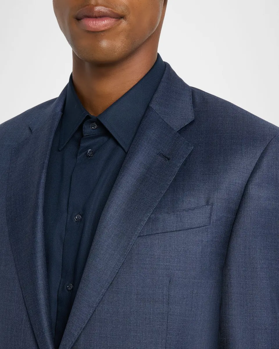 Emporio Armani Men's Wool-Blend Sharkskin G Line Suit | Thumbnail 6 Emporio Armani Men's Wool-Blend Sharkskin G Line Suit | Thumbnail 6