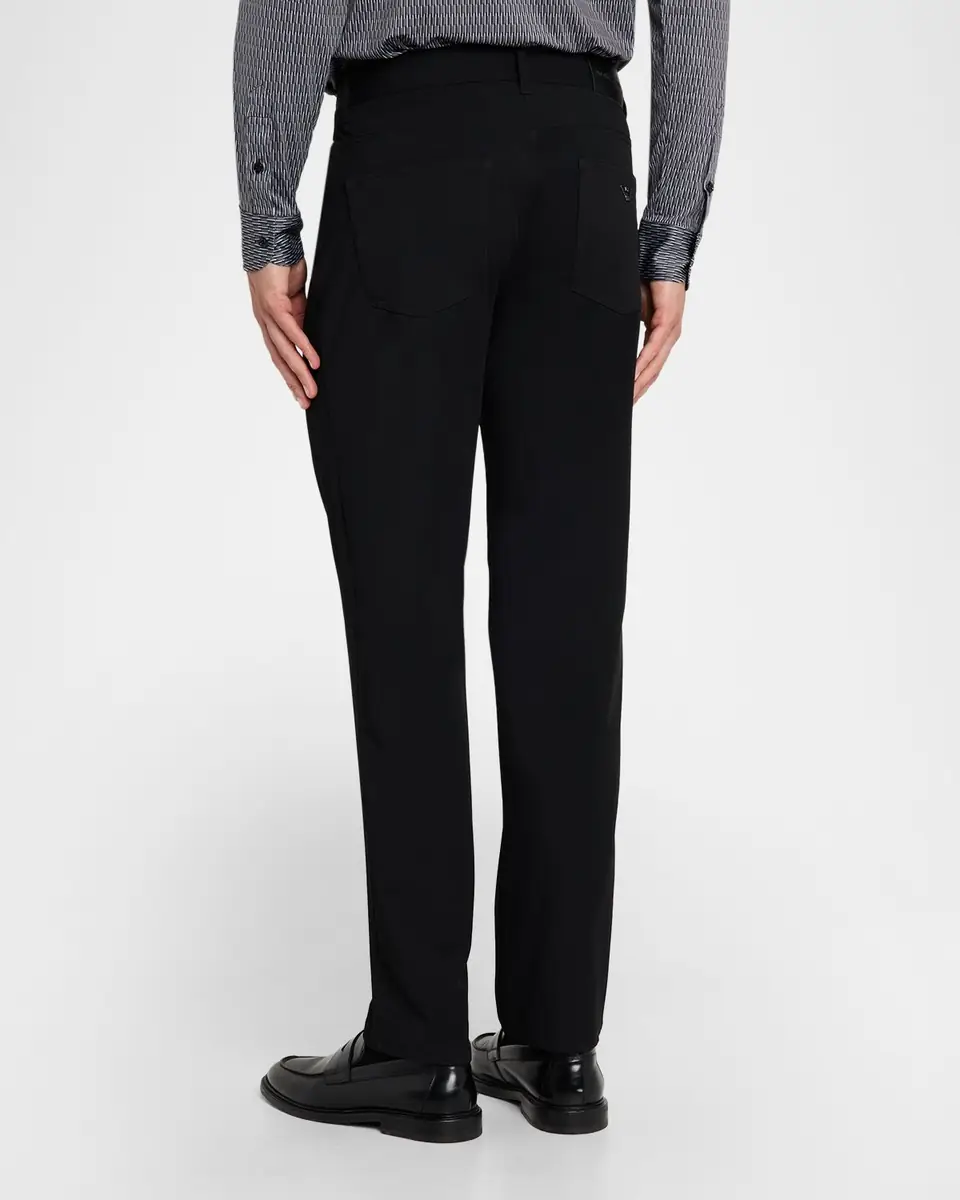 Emporio Armani Men's Nylon Technical Stretch Five-Pocket Pants | Thumbnail 3 Emporio Armani Men's Nylon Technical Stretch Five-Pocket Pants | Thumbnail 3