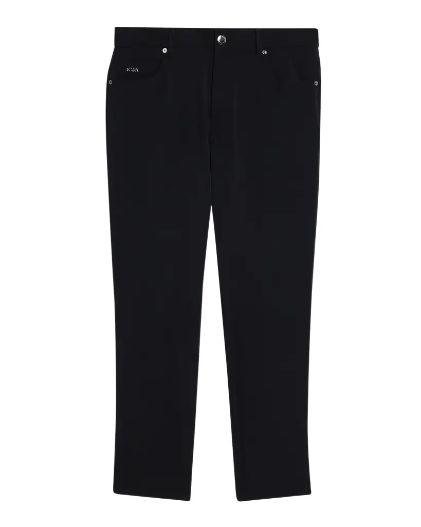 Emporio Armani Men's Nylon Technical Stretch Five-Pocket Pants | Image 1 Emporio Armani Men's Nylon Technical Stretch Five-Pocket Pants | Image 1