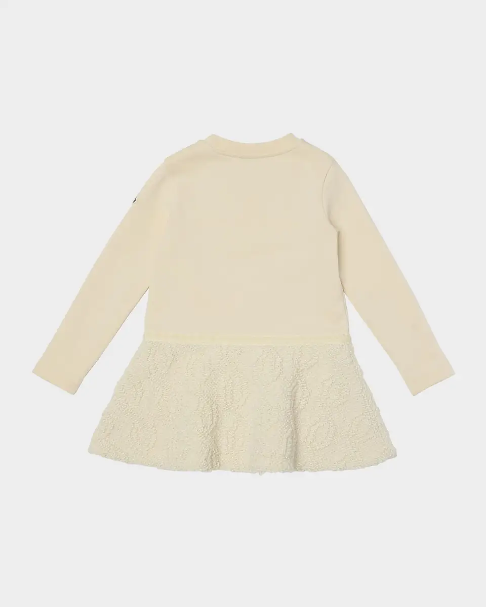 Moncler Girl's Sweatshirt Combo Dress | Thumbnail 2 Moncler Girl's Sweatshirt Combo Dress | Thumbnail 2