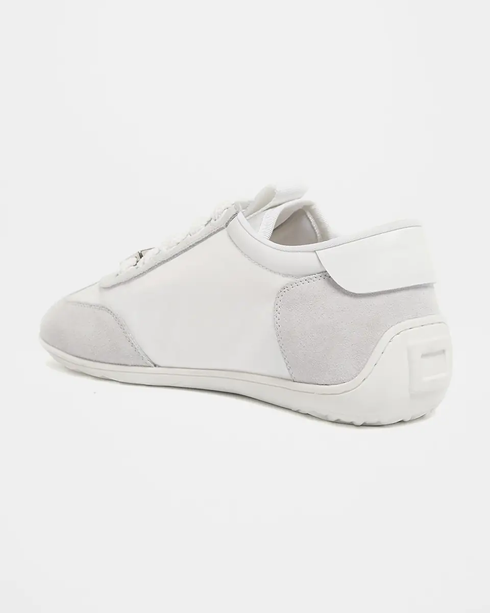 Roger Vivier Viv Low-Top Canvas and Suede Sneakers | Thumbnail 2