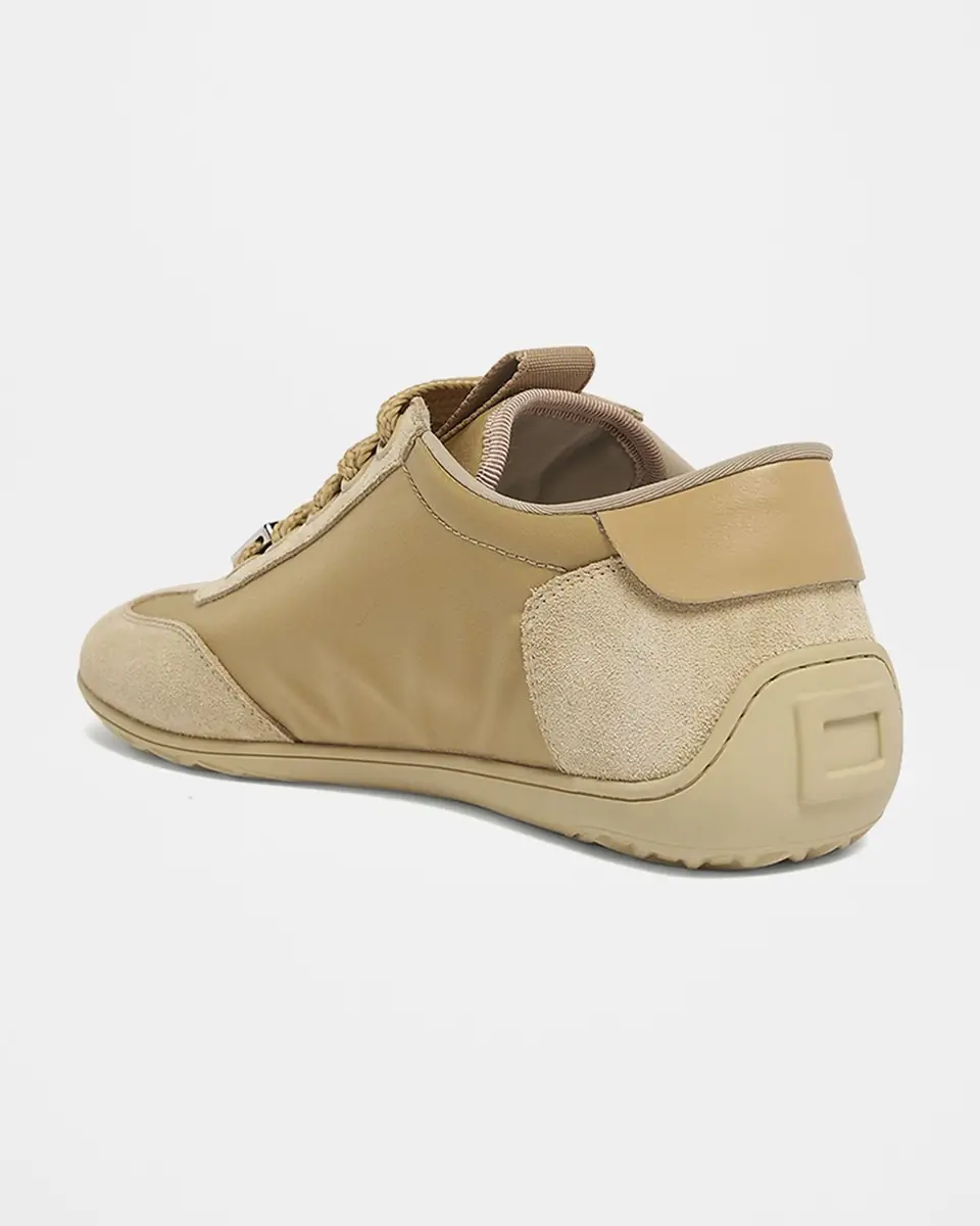 Roger Vivier Viv Low-Top Canvas and Suede Sneakers | Thumbnail 2 Roger Vivier Viv Low-Top Canvas and Suede Sneakers | Thumbnail 2