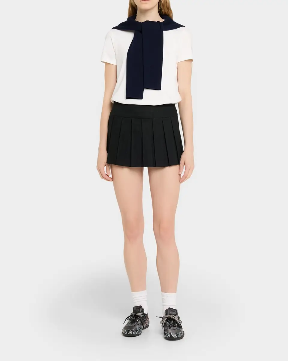 Miu Miu Gymnasium Technical Fabric and Python Low-Top Sneakers | Thumbnail 3 Miu Miu Gymnasium Technical Fabric and Python Low-Top Sneakers | Thumbnail 3