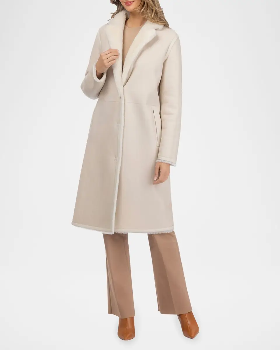 Gorski Short Reversible Merino Lamb Shearling Coat | Thumbnail 5 Gorski Short Reversible Merino Lamb Shearling Coat | Thumbnail 5