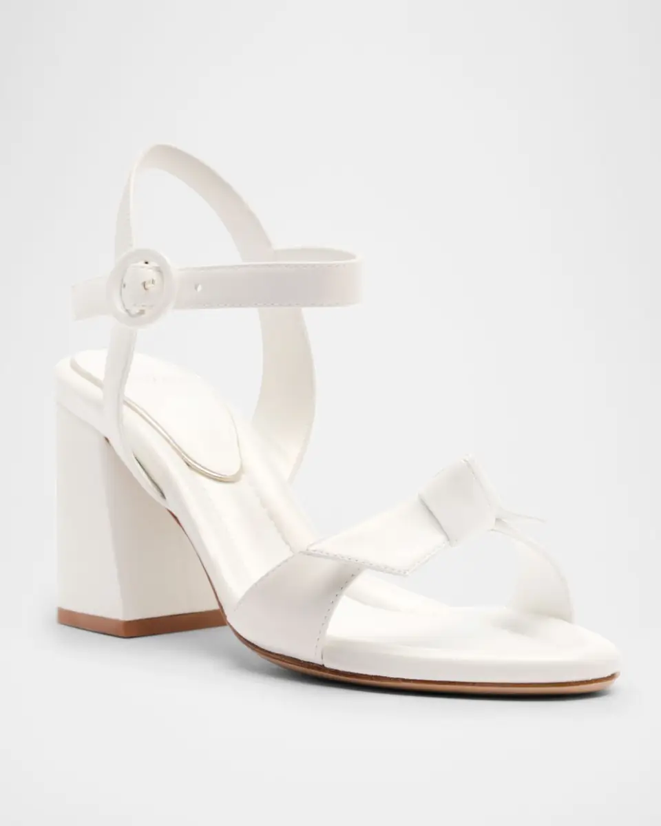 Alexandre Birman Clarita Flare Leather Bridal Sandals | Thumbnail 2 Alexandre Birman Clarita Flare Leather Bridal Sandals | Thumbnail 2