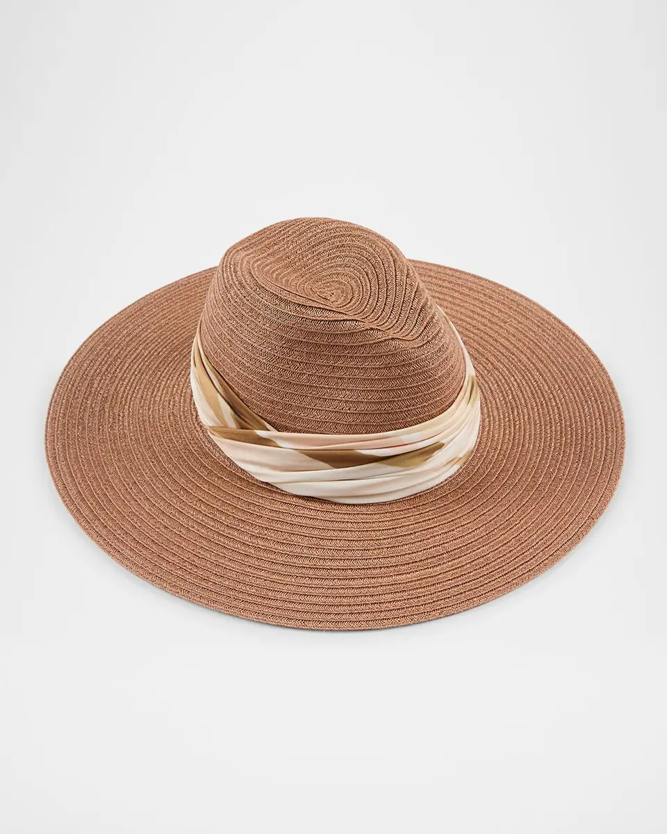 Eugenia Kim Emmanuelle Vented Hemp Packable Fedora Hat | Thumbnail 2