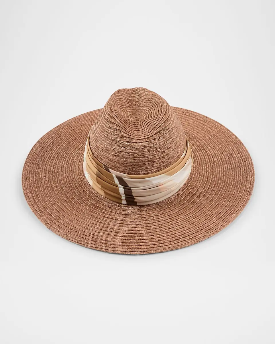 Eugenia Kim Emmanuelle Vented Hemp Packable Fedora Hat | Thumbnail 3