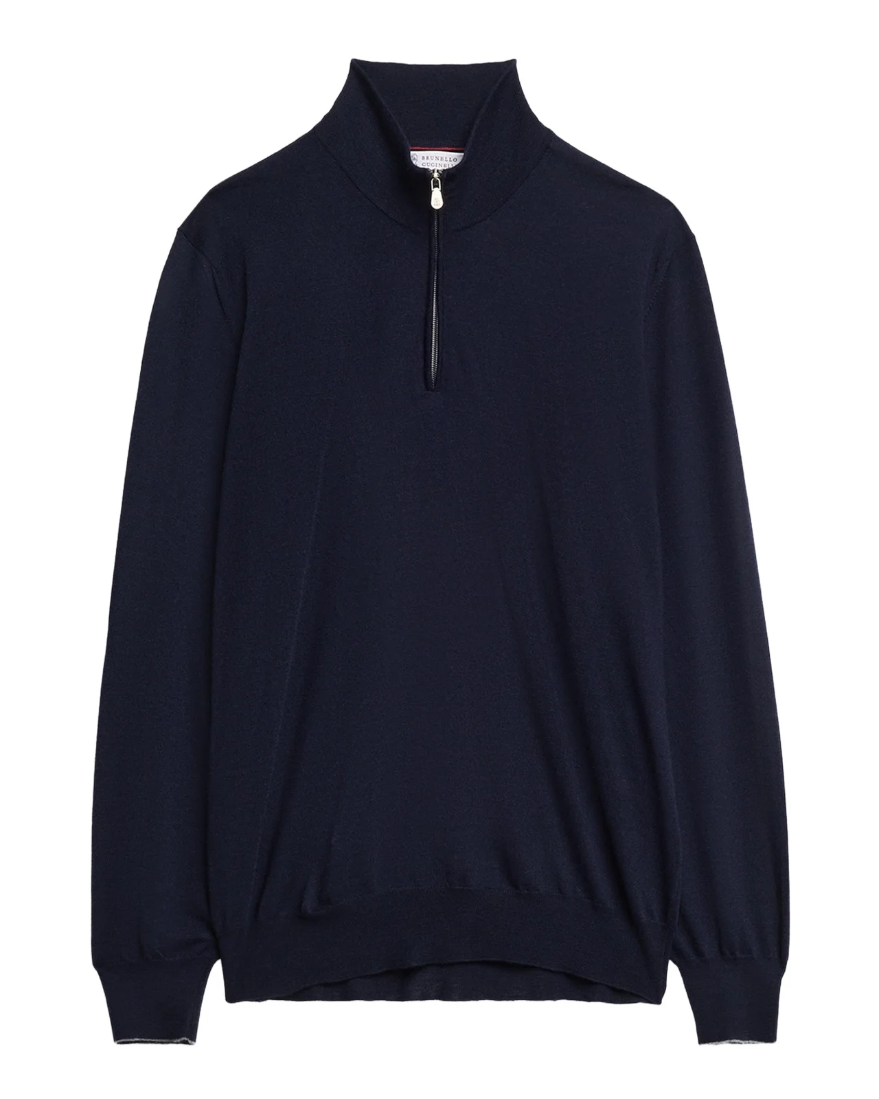 Men's Wool-Cashmere Half Zip Pullover Sweater Men's Wool-Cashmere Half Zip Pullover Sweater