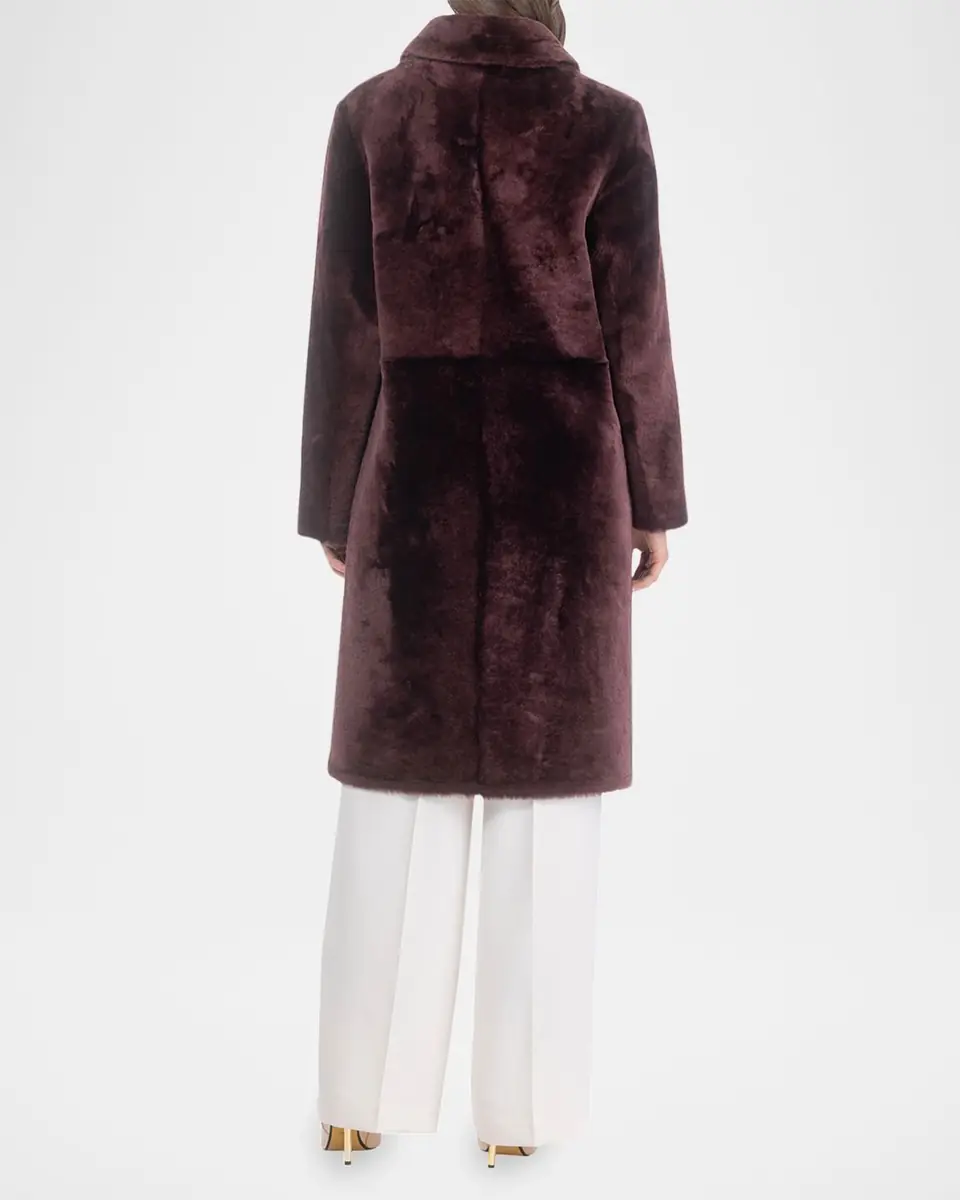 Gorski Short Reversible Merino Lamb Shearling Coat | Thumbnail 3 Gorski Short Reversible Merino Lamb Shearling Coat | Thumbnail 3