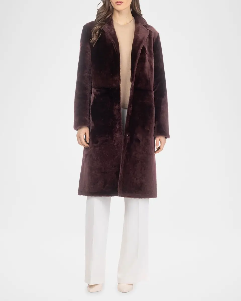 Gorski Short Reversible Merino Lamb Shearling Coat | Thumbnail 5 Gorski Short Reversible Merino Lamb Shearling Coat | Thumbnail 5