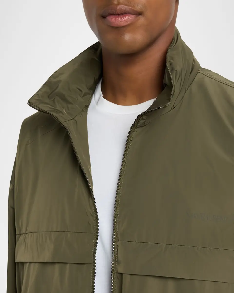 Saint Laurent Men's Water-Repellent Serge Jacket | Thumbnail 5
