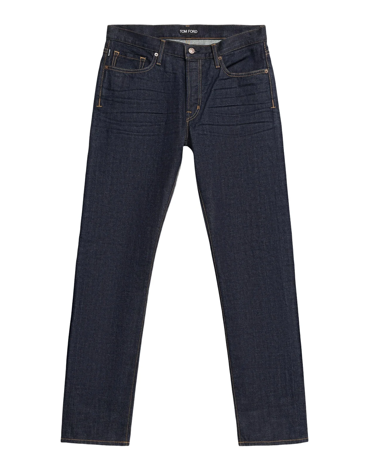 Tom Ford Men's Dark Rinse Selvedge Straight-Fit Jeans