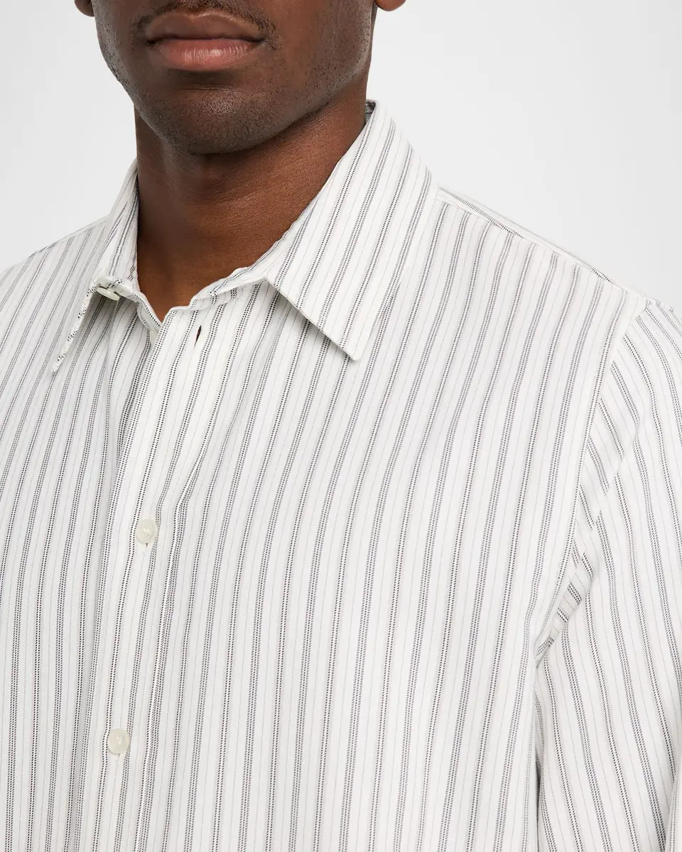 Saint Laurent Men's Striped Sport Shirt | Thumbnail 5 Saint Laurent Men's Striped Sport Shirt | Thumbnail 5