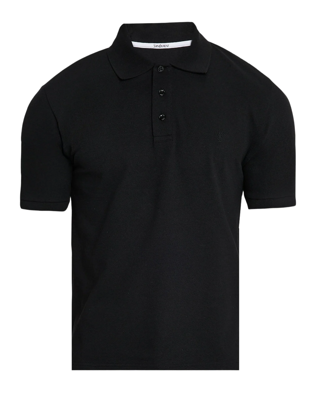 Men's Embroidered Cassandre Cotton Polo Shirt Men's Embroidered Cassandre Cotton Polo Shirt