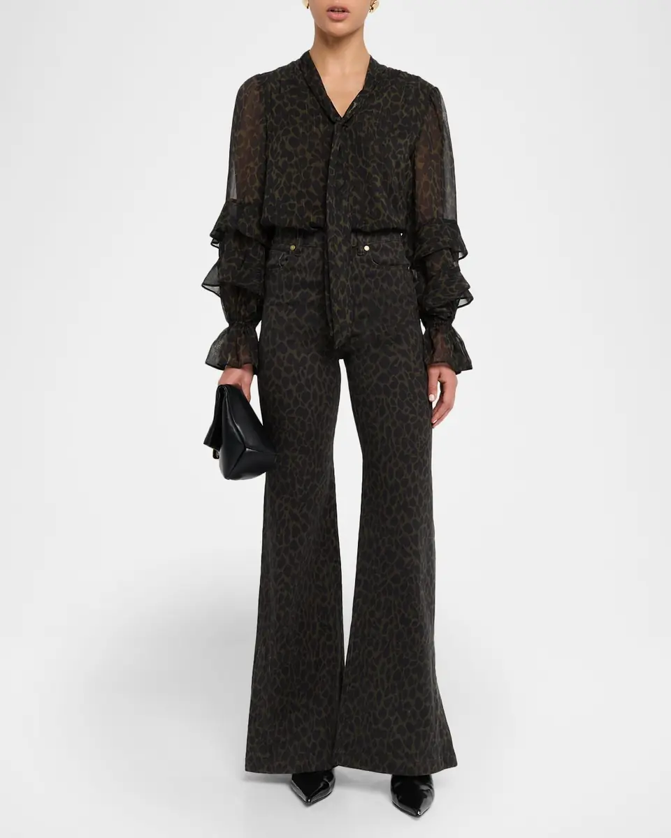 Ramy Brook Tyra Printed Wide-Leg Jeans | Thumbnail 2 Ramy Brook Tyra Printed Wide-Leg Jeans | Thumbnail 2