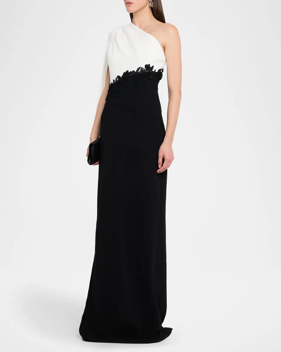 Rickie Freeman for Teri Jon Cape-Sleeve Column Gown | Thumbnail 4 Rickie Freeman for Teri Jon Cape-Sleeve Column Gown | Thumbnail 4