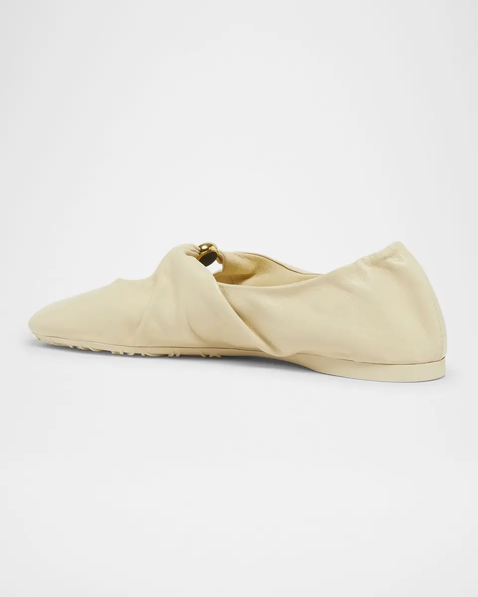 Loewe Pebble Soft Leather Ballerina Flats | Thumbnail 4 Loewe Pebble Soft Leather Ballerina Flats | Thumbnail 4