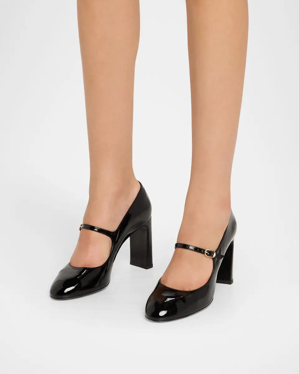Stuart Weitzman Babette Patent Leather Mary Jane Pumps | Thumbnail 2 Stuart Weitzman Babette Patent Leather Mary Jane Pumps | Thumbnail 2