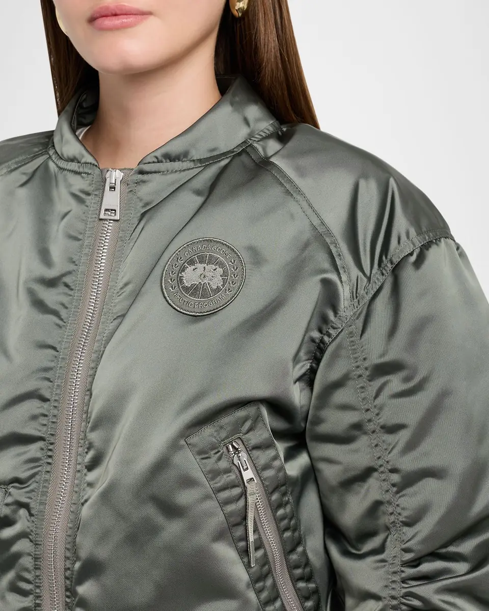 Canada Goose Jade Down Satin Bomber Jacket | Thumbnail 5