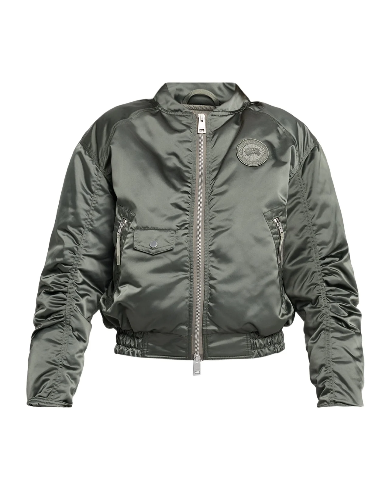 Canada Goose Jade Down Satin Bomber Jacket
