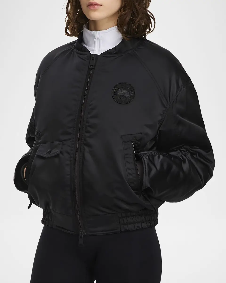 Canada Goose Jade Down Satin Bomber Jacket | Thumbnail 4