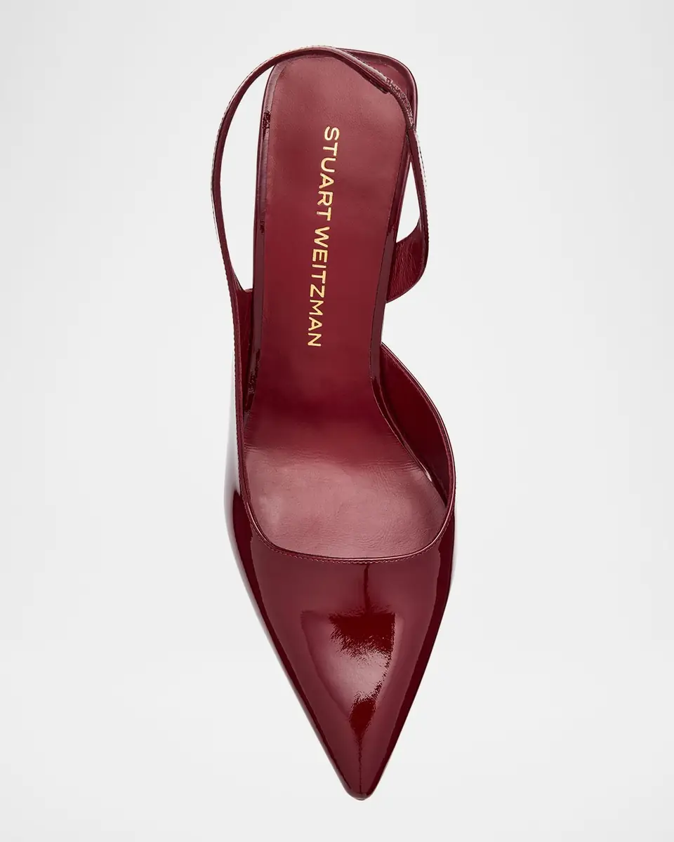 Stuart Weitzman Vinnie D 'Orsay Patent Leather Slingback Pumps | Thumbnail 6 Stuart Weitzman Vinnie D 'Orsay Patent Leather Slingback Pumps | Thumbnail 6