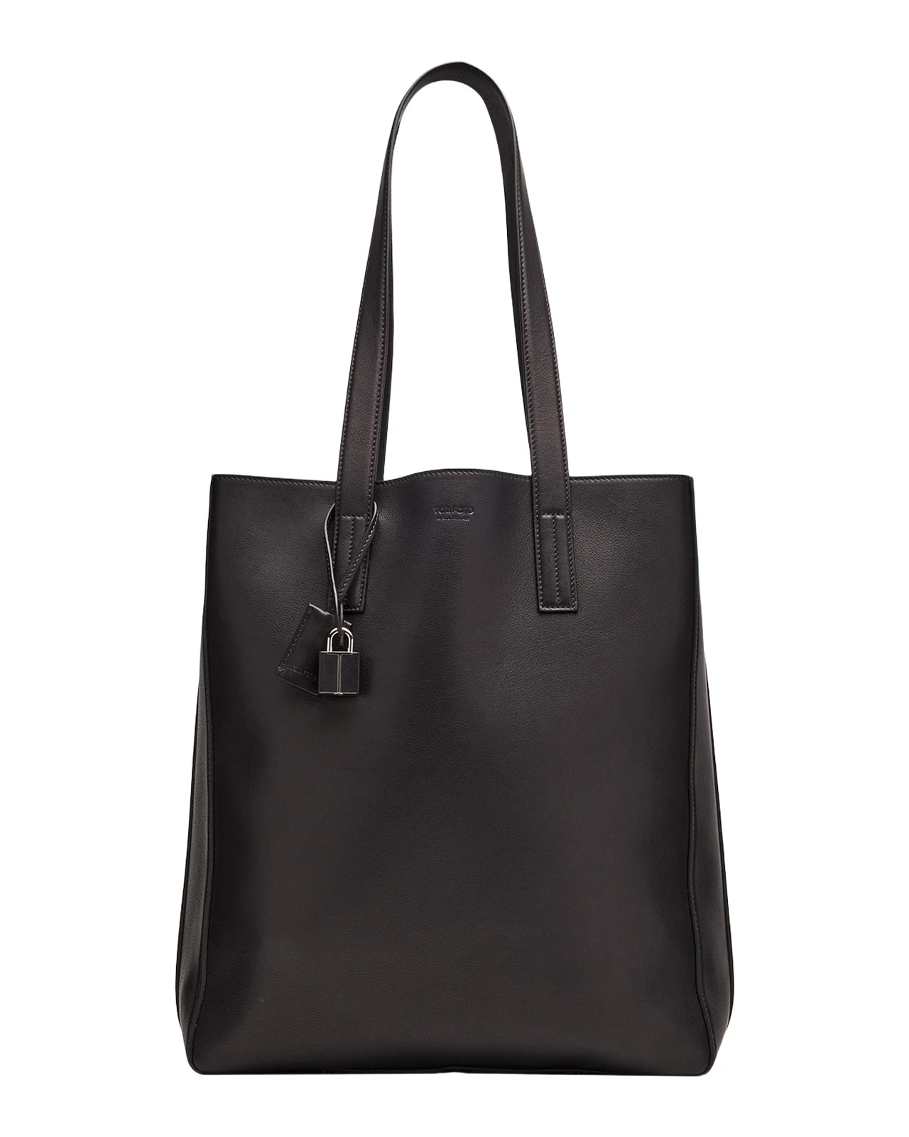 Tom Ford Men's Natural Leather North-South Tote Bag