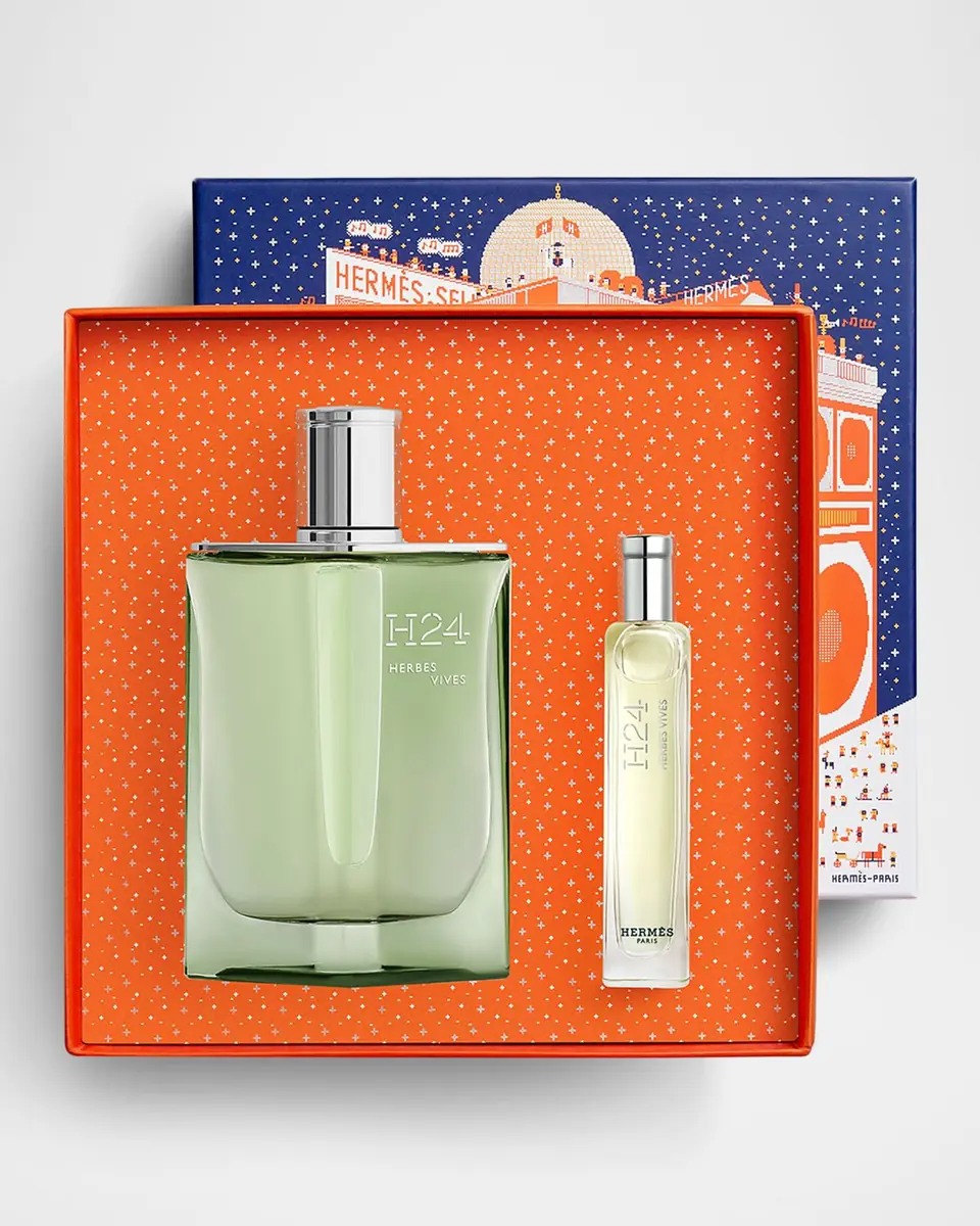 HERMÈS Limited-Edition Herbes Vives Eau de Parfum Gift Set | Thumbnail 2