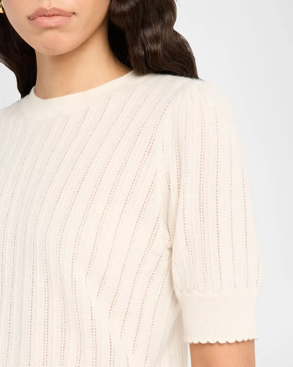 Frame The Ladder Pointelle Cashmere Sweater | Thumbnail 6